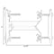 Gardenised Outdoor Metal Patio Black Deck Umbrella Clamp for Fence Post, Railing, Bleachers or Benches QI004404 - alternate 2